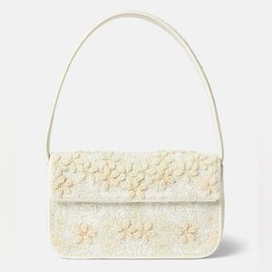 Staud Tommy Bag White Bridal Garden Party